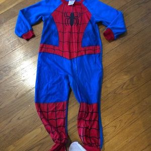 Marvel Pajamas Marvel Spiderman Footie Pjs Size 4t Poshmark
